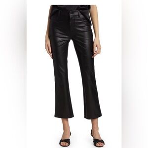 PAIGE
Claudine High-Rise Cropped Ankle Flare
Faux Leather Jeans
